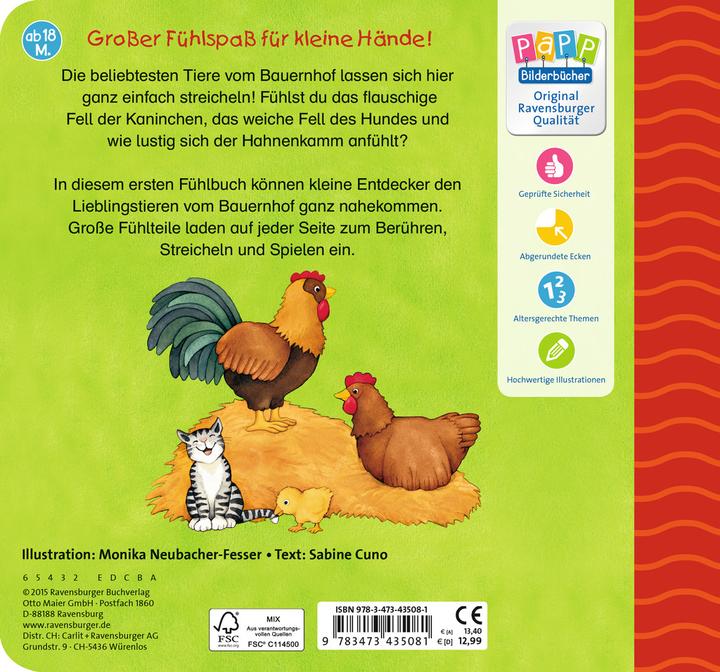 Image du produit Ravensburger Mon premier livre sur la bonne humeur dans les grandes exploitations agricoles (Allemand)
