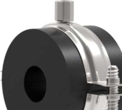 Image du produit FPS Isoglobal rørbaerer RF 19x90 - rørophaeng til køl. PIR skum/cellegummi sort