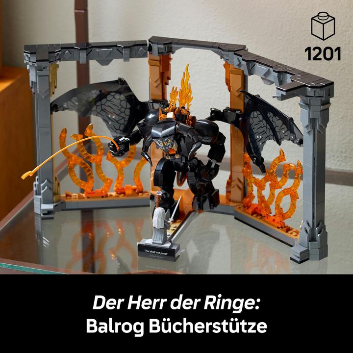 Actual product image LEGO The Lord of the Rings: Balrog™ bookend (10367, LEGO Icons)
