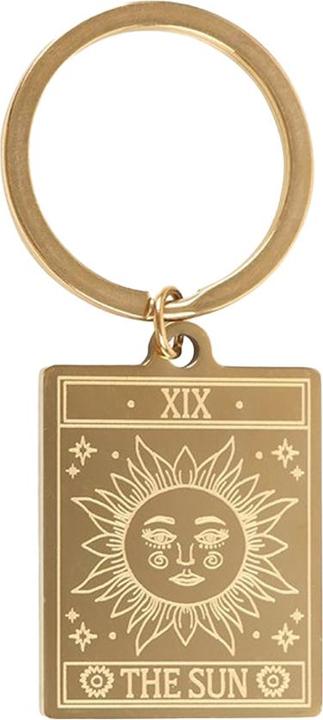 Actual product image Something Different The Sun Tarot Vintage Keyring