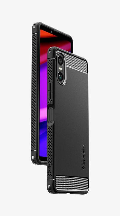 Immagine prodotto Spigen Custodia Rugged Armor per Sony Xperia 10 VI - nero opaco (Sony Xperia 10 VI)