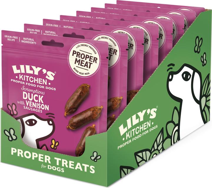 Image du produit Lily's Kitchen Saucisses de canard et de canard sauvage (Adulte, 1 pcs, 70 g)
