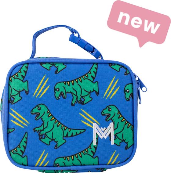 Actual product image MontiiCo insulated bag with cooling battery, Dinosaur