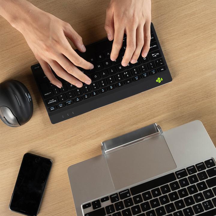 Actual product image R-Go Tools R-Go Keyboard Compact Break US Layout wireless black (US, Wireless)