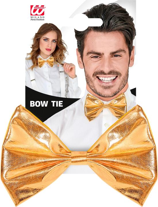 Image du produit Widmann Noeud papillon métallique or