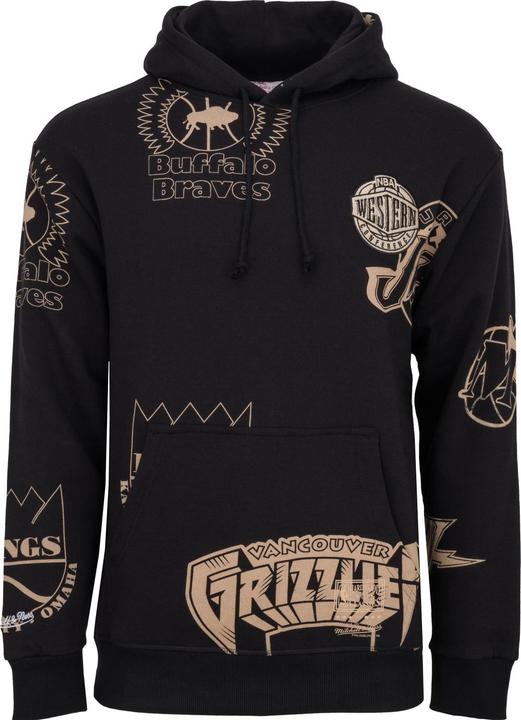 Immagine prodotto Mitchell & Ness Felpa con cappuccio - Toppa NBA Conference West - XL (XL)