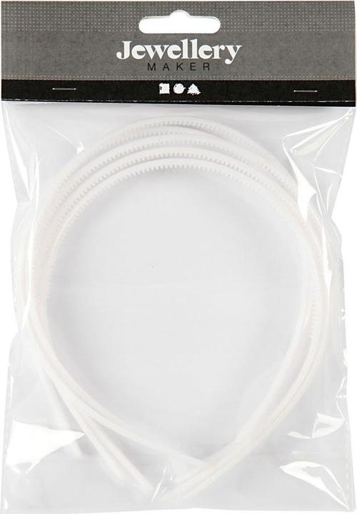 Produktbild Creativ Company Haarbänder Weiss, 5 Stk.