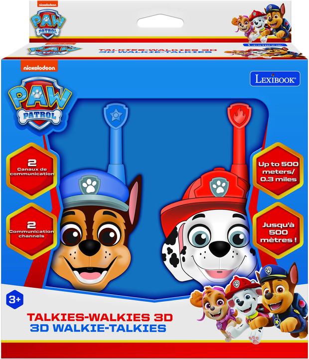 Actual product image Lexibook Walkie-Talkies Paw Patrol 3D, recommended age from: 5 (0.10 km)