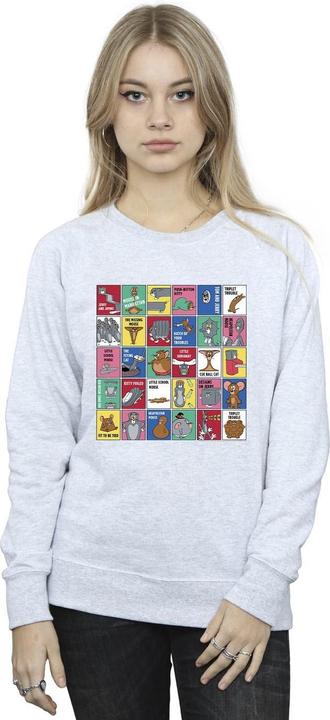 Immagine prodotto Tom & Jerry Grid Squares Felpa Donna (M)