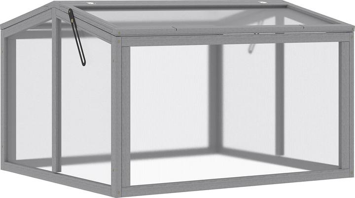 Actual product image Outsunny Raised bed with wooden frame