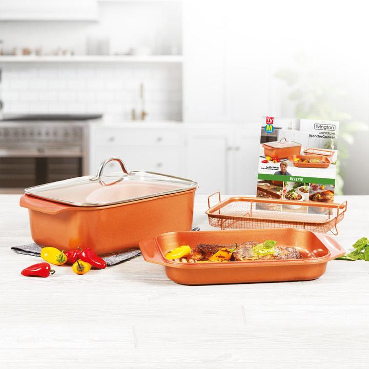 Immagine prodotto Livington Copperline Wonder Cooker (Pirofila + casseruola, Alluminio)