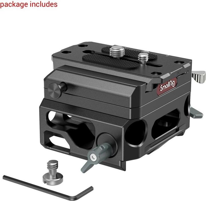 Actual product image SmallRig Lightweight Baseplate with Dual 15mm Rod Clamp (Various video accessories)