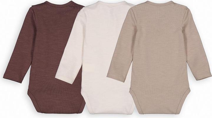 Image du produit La Redoute Collections Lot de 3 bodies unis (95 C)