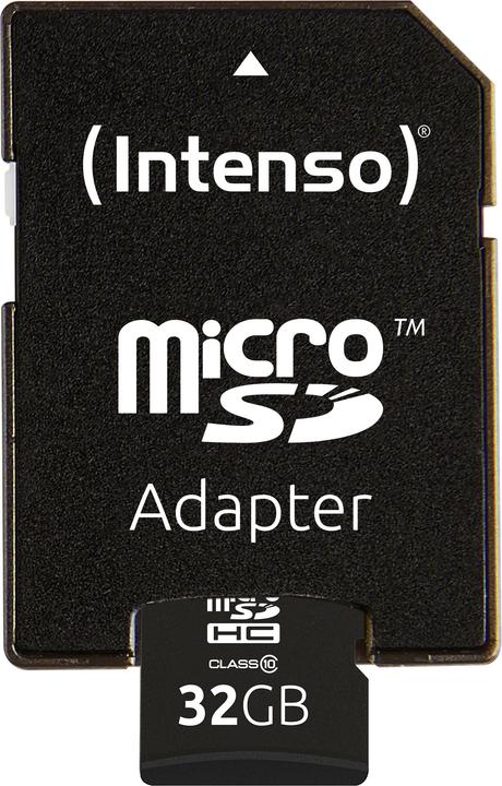 Produktbild Intenso microSD Class 10 (32 GB, microSDHC, U1)