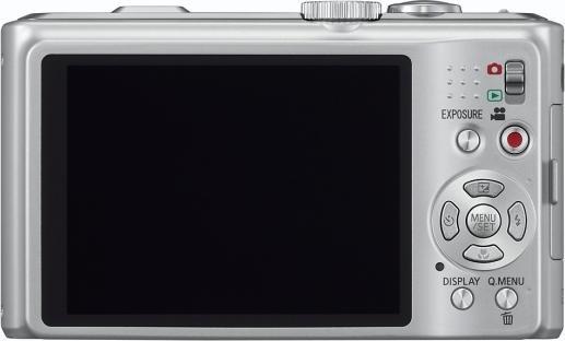Produktbild Panasonic Lumix TZ10, 12MPixel, 12xWW-Zoom, GPS, Silber (1/2,3'')