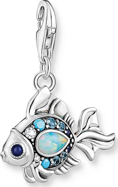 Actual product image Thomas Sabo Charm Club Fish (925 silver, Blackened)