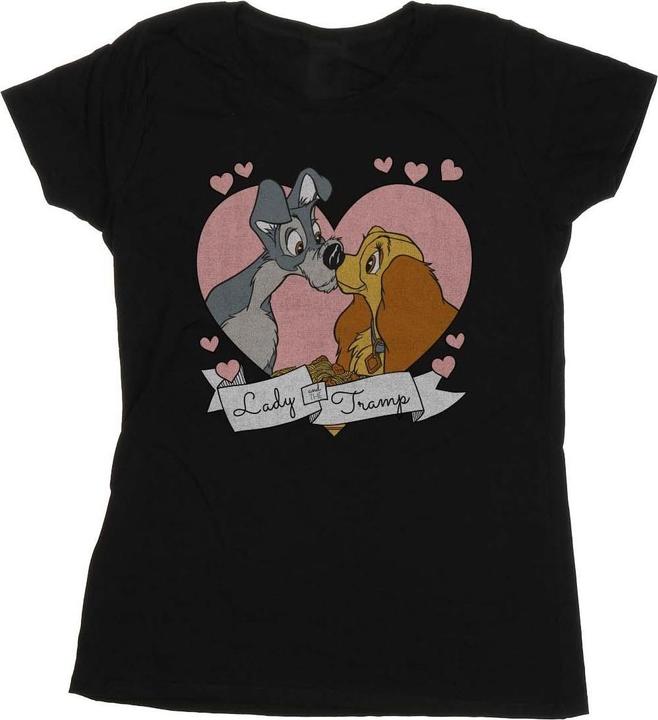 Image du produit Disney - T-shirt LADY AND THE TRAMP LOVE - Femme (M)