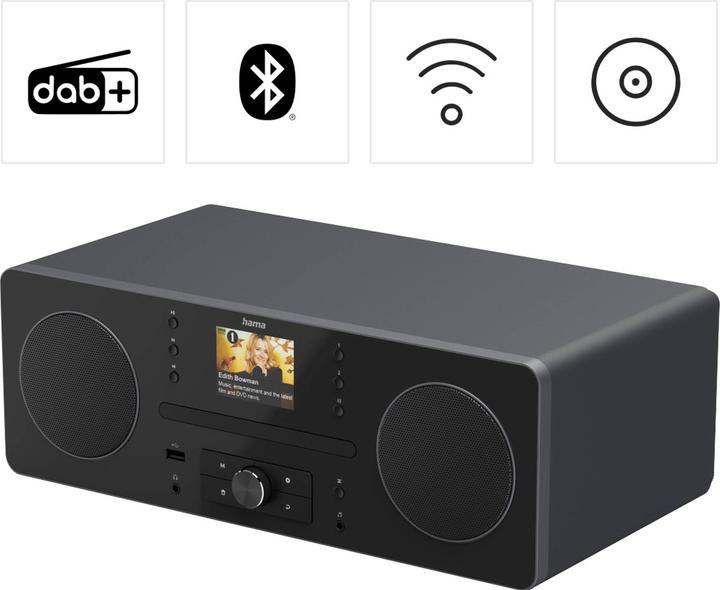 Image du produit Hama DIR1570CBT (FM, DAB+ DAB, DAB, Bluetooth, WiFi)