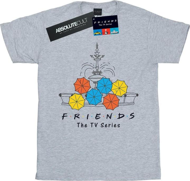 Immagine prodotto Friends Fountain And Umbrellas Maglietta Ampia Donna (L)