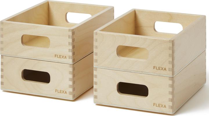 Actual product image Flexa Storage Box Play Mini Set of 4