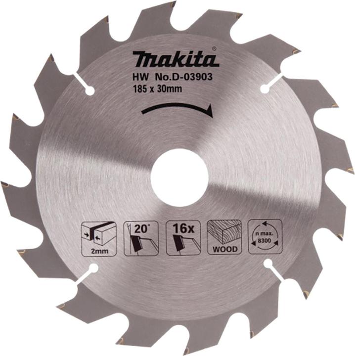 Produktbild Makita Saegeblatt 185x30/16Z