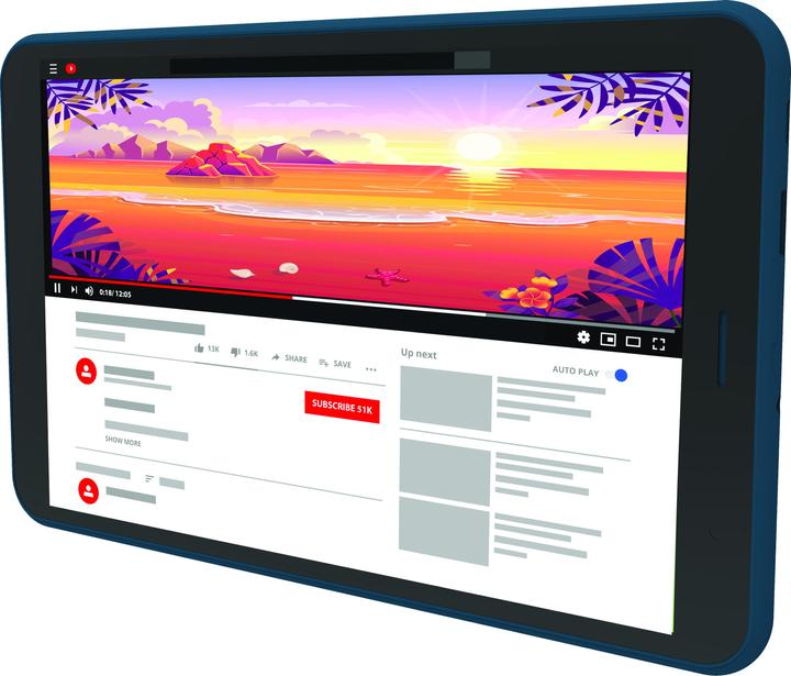 Actual product image Mediacom SmartPad Iyo 8 8" 3-32Gb WiFi (8", 32 GB, Black, Blue)