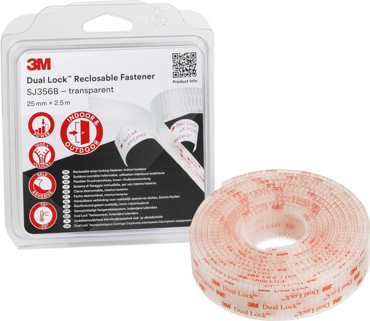 3M Dual Lock Hakenband (25 mm)