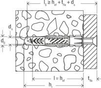 Actual product image Fischer Universal anchor UX 8x50 R S with edge (5 pcs.)