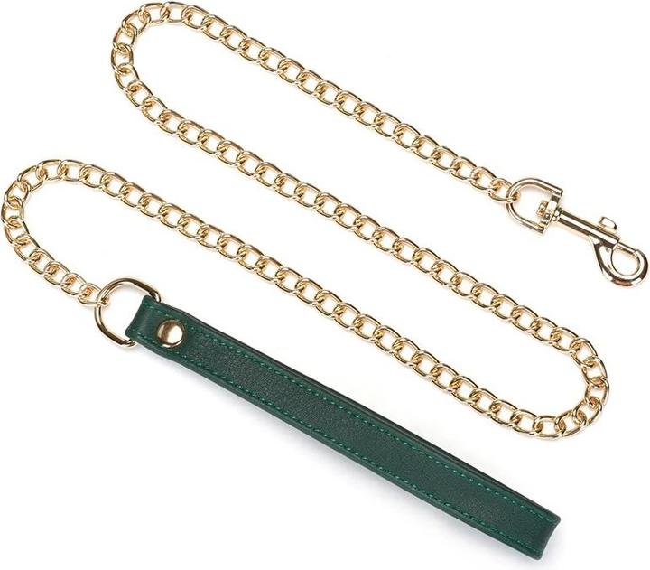 Actual product image Liebe Seele Mossy Chic - Leder Halsband mit Leine