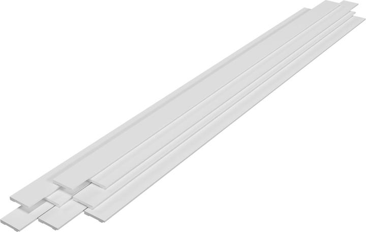 Immagine prodotto Neu.Haus Battiscopa Coevorden set da 24 195x9 cm bianco