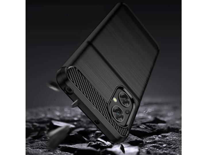 Produktbild Screenguard Xiaomi Poco M5 Hülle Carbon Brushed Soft TPU (Xiaomi Poco M5)