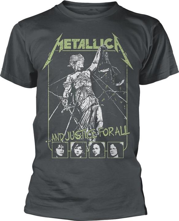 Metallica Justice for All Faces T-Shirt, multicoloured, L (L)