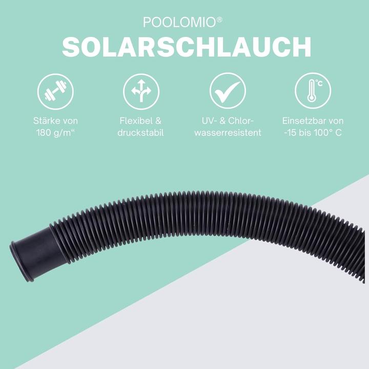 Actual product image Poolomio Solar hose 50 m roll (32 mm)