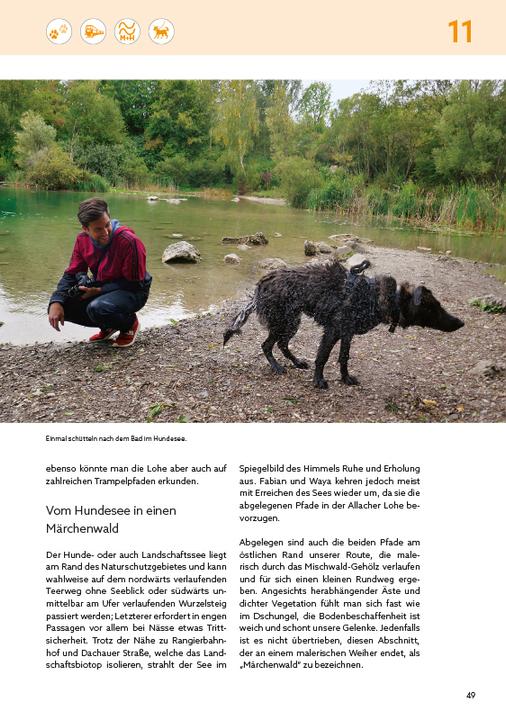 Produktbild Die schönsten Wanderungen mit Hunden im Grossraum München (Deutsch, Michael Reimer, Katrin Baur, 2021)