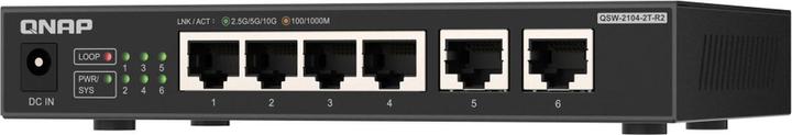 Produktbild QNAP QSW-2104-2T-R2 (6 Ports)