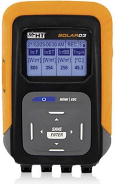 Actual product image HT Instruments 1006730 Solar-03 Multi-data logger Measured variable temperature, infra (Measuring device case)