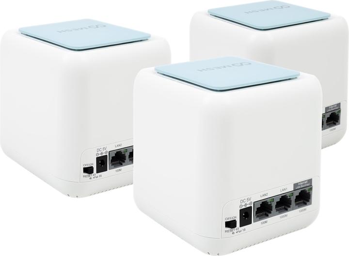 Produktbild PNI Mesh-WLAN-PNI GB1200-Gigabit-System mit vollständiger Abdeckung für das Haus, 3-teiligem Router und