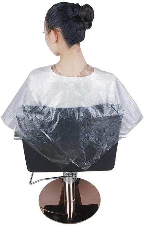 Immagine prodotto Hermex Grembiule di plastica monouso 50 pezzi. Coiffeur per parrucchieri