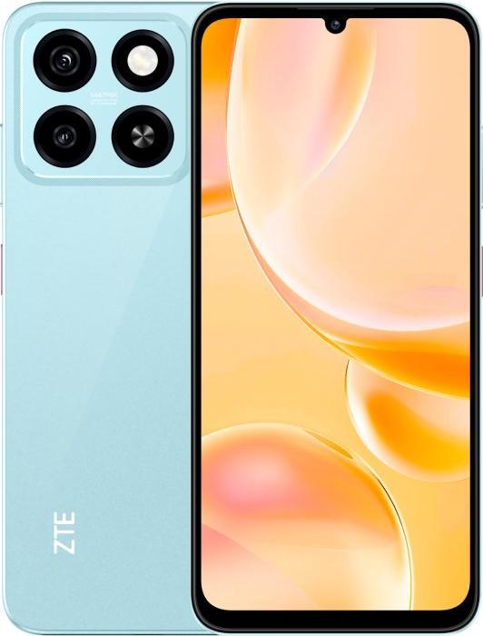 Actual product image ZTE Blade A55 17 1 cm (6.75 ) Dual SIM Android 14 4G USB Type-C 4/128 GB 5000 mAh (Water Blue) (128 GB, Blue, 6.75", 4G)