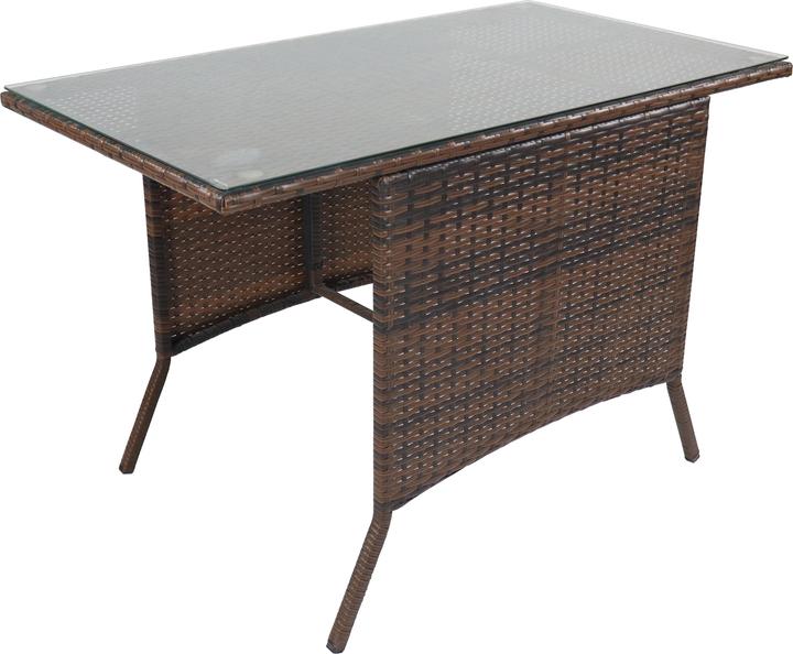 Actual product image VCM Ratten garden table balcony table Raloso (114 cm)