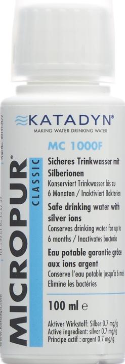 Actual product image Katadyn Micropur Classic MC 1000F