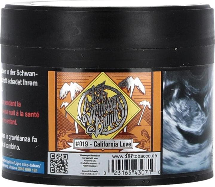 Immagine prodotto 187 Strassenbande Tabacco per shisha - #19 California Love 200g (Progenie, 200 g)