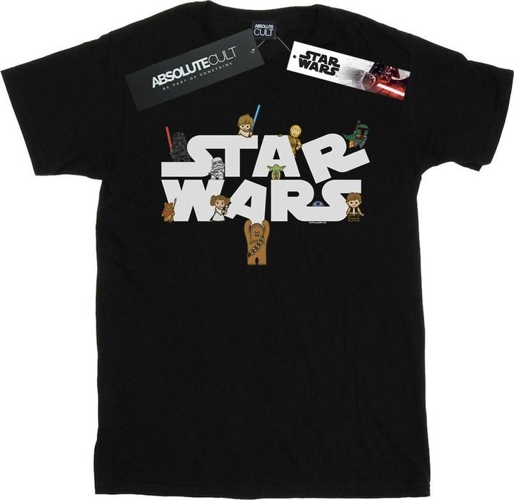 Immagine prodotto Star Wars Kiddie Logo Maglietta Ragazze (152, 158)