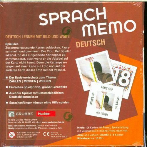 Produktbild Sprachmemo Deutsch: Zählen / Messen / Wiegen (Deutsch)