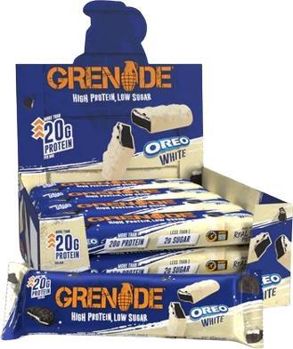 Actual product image Grenade Oreo White Protein Bar (White chocolate, Oreo, 12 pcs., 720 g)