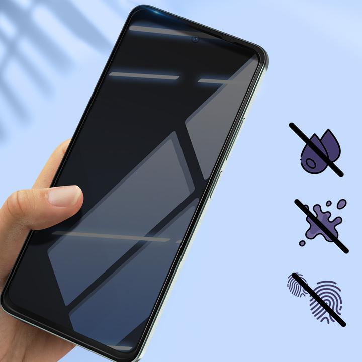 Produktbild Avizar ShieldGuard Glas-Folie. Rand Schwarz (1 Stück, Realme C67 4G)