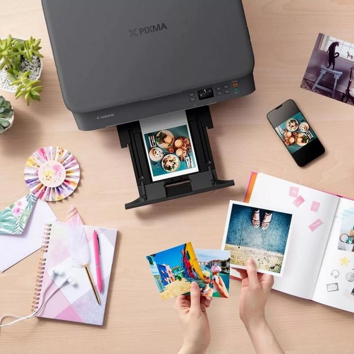Actual product image Canon TS5350i BK EUR with paper (Colour)