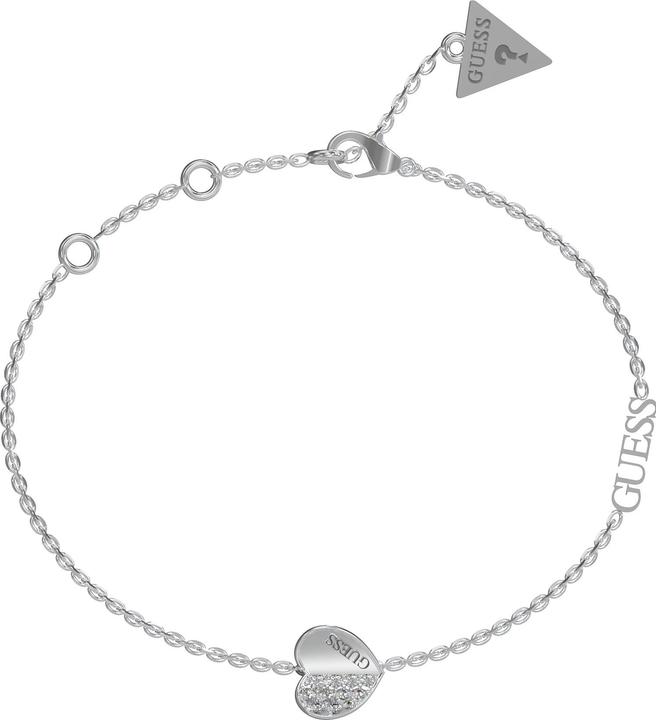 Guess Lovely JUBB03036JWRH steel bracelet - Dimension: 14.5 - 18.5 cm - S (14.60 cm, Edelstahl)