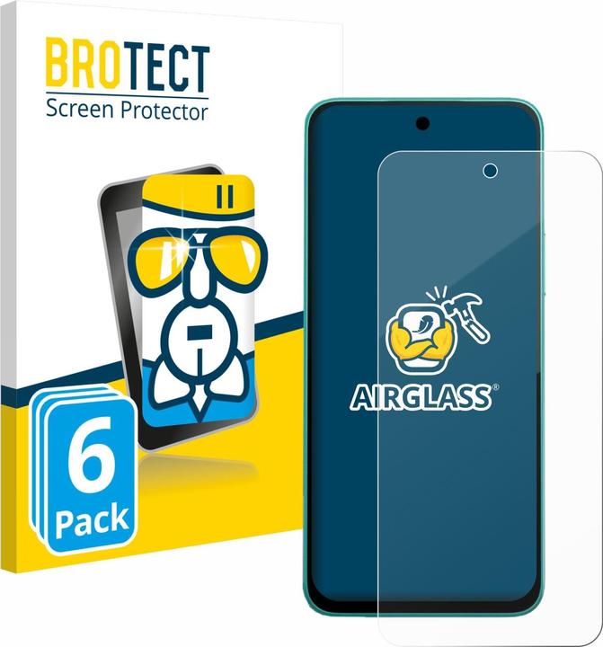 Produktbild BROTECT Schutzglas Schutzfolie Displayschutz Display Schutz Glas Folie klar (6 Stück, Nokia G50 5G)