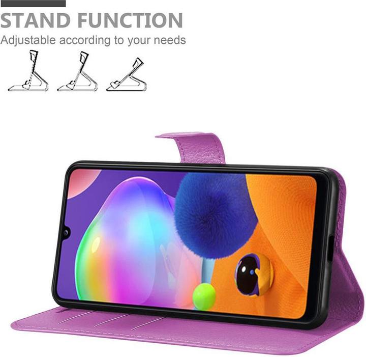 Actual product image Cadorabo Book with stand function cover (Samsung Galaxy A31)
